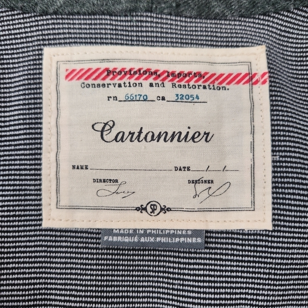 Cartonnier Draped Peplum Tie Waist Jacket. Size Small. Good preowned condition. - Picture 7 of 7